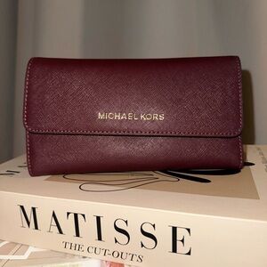 Michael Kors Burgundy Wallet